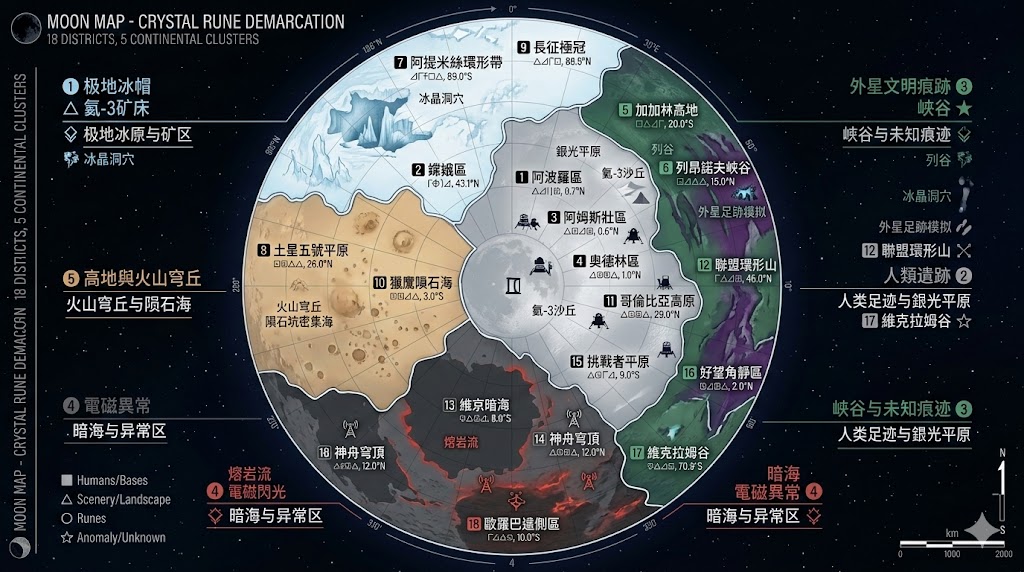 月球18區平面圖